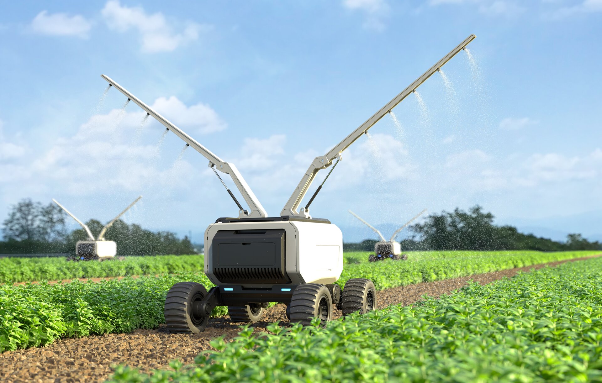 Autonomous robot in the field